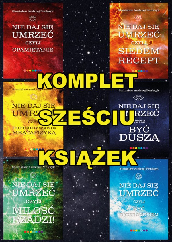 Komplet sześciu ksiażek z cyklu "Nie daj się umrzeć"