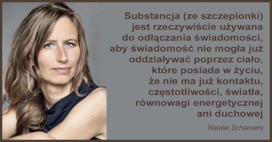 Energia subtelna to inaczej dusza, więc jak ją odłączyć od ciała? Natalie Schaevers, francuska artysta i uzdrowicielka twierdzi, że jest substancja używana do odłączania świadomości,