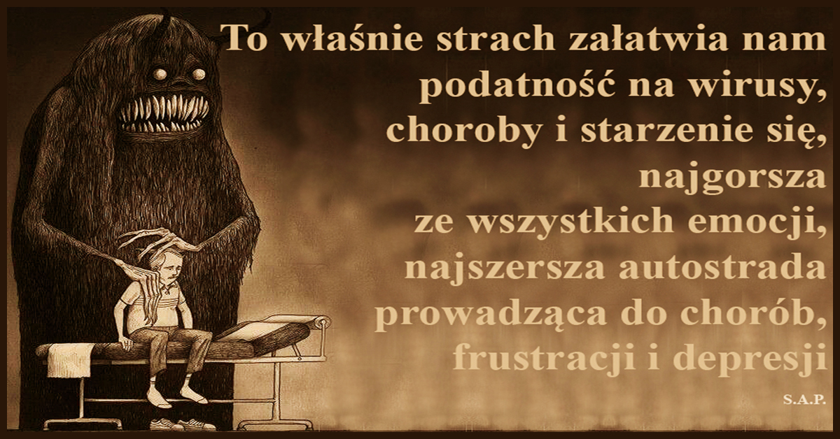 Strach jest bohaterem długiego rozdziału mojej najnowszej książki „Być Obserwatorem”. Tam przedstawiam źródła lęku, i sposoby radzenia sobie z nim.