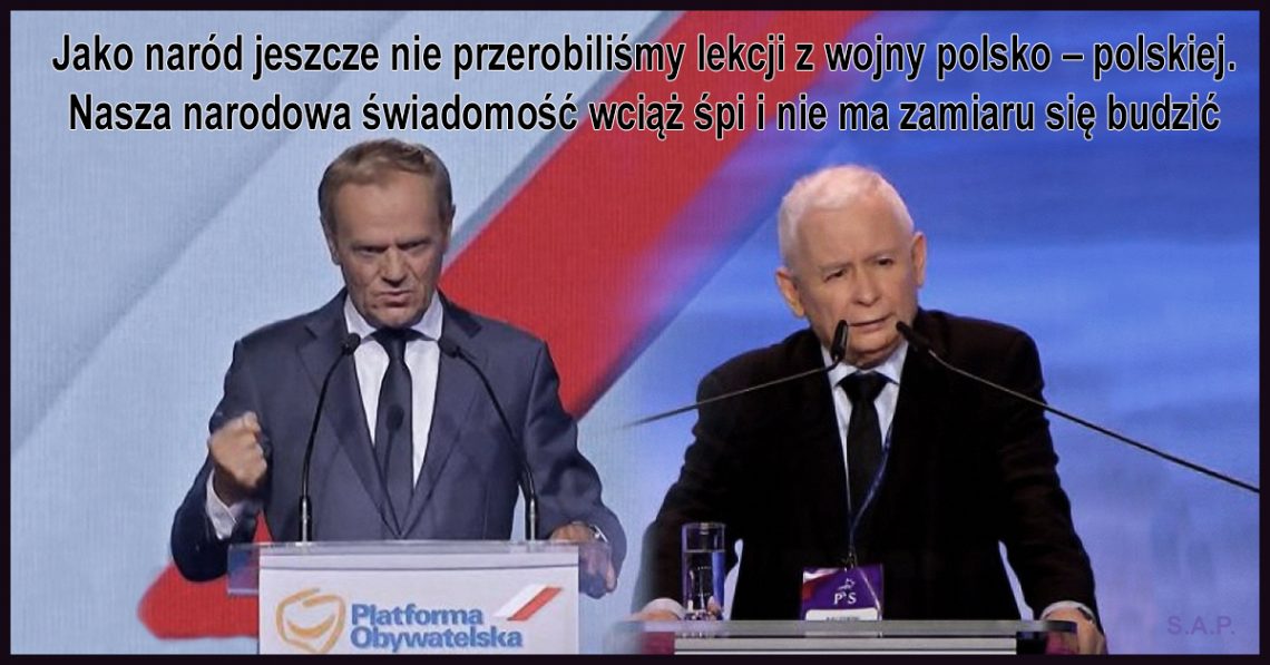 Teraz gdy na czele swoich partii stanęli nowi starzy przywódcy, działania wojenne zapewne nabiorą na sile. Gdy idzie stare, trzeba bardzo uważać, żeby nie oberwać jakimś odłamkiem.