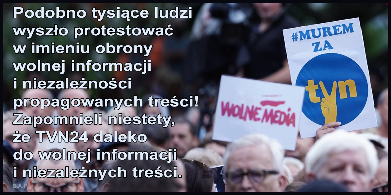 Czy jest możliwa spontaniczna demonstracja? Nie! Stwierdzam śmiało, bo obserwuję takie demonstracje od pół wieku.