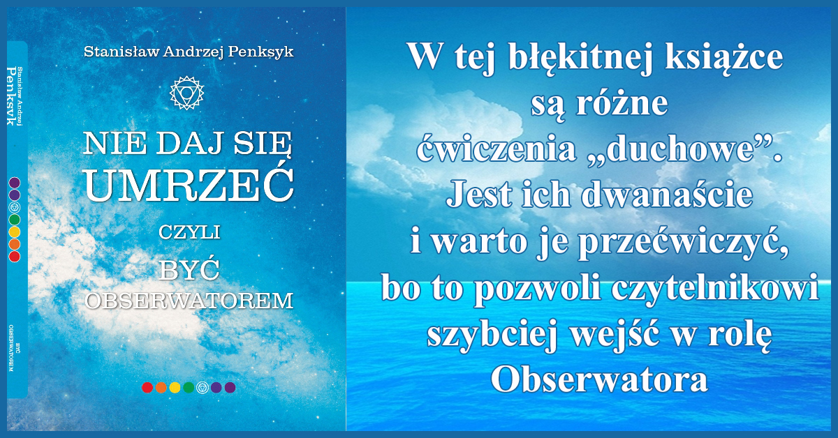 Większość z nas daje się ponosić emocjom jak spłoszonemu koniowi, zamiast obserwować, jak powstają w umyśle, bo to pozwala na ich wyciszenie.