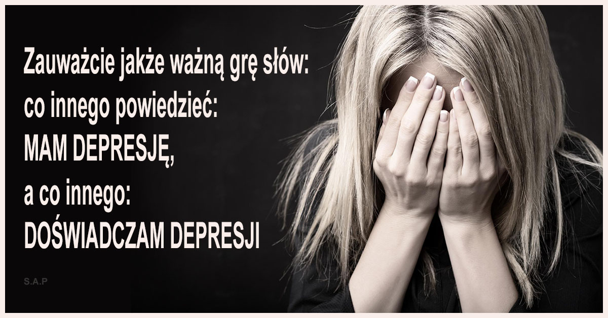 Gdy chodzi o wychodzenie z doświadczania depresji, mnie najlepiej służy kilka głębokich przepono-wych oddechów. Ta technika pięknie rozluźnia.