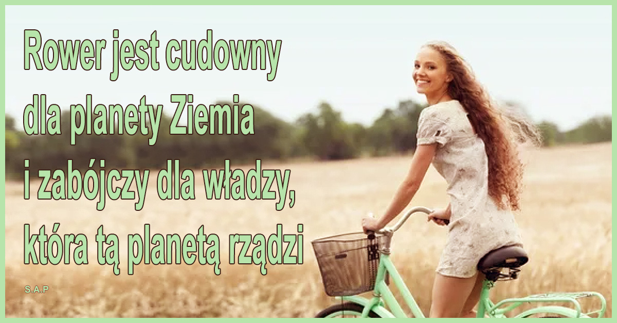 Rower jest świetnym środkiem lokomocji, szkoda, że wciąż niedocenianym, bo ścieżki rowerowe są prawdziwym wyzwaniem dla rowerzysty.