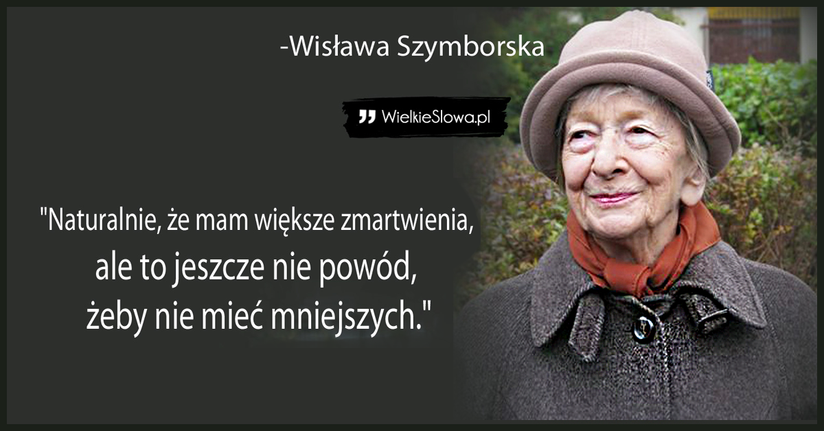 Ludzie najczęściej tworzą w swoich umysłach jakiś najgorszy scenariusz zdarzeń, bo tak ich programują w telewizji. Abyśmy byli zdolni do walki! Po co?