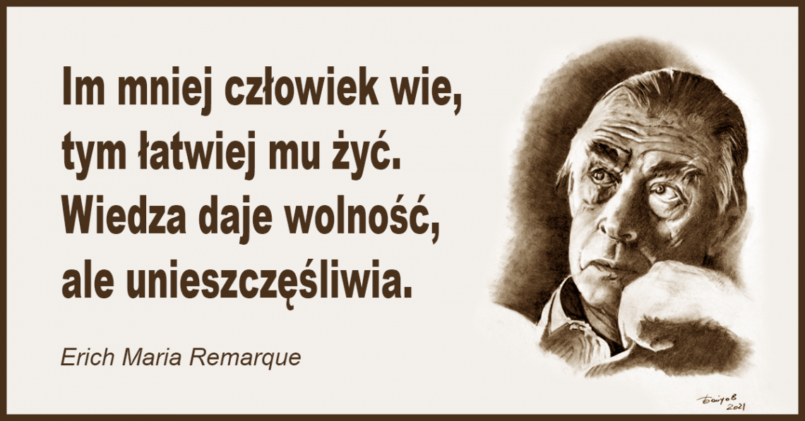 O Polsce, wolności, Wielkim Bracie zza oceanu, spółkach prawa handlowego, podziałach społeczeństwa, wzajemnej nienawiści i wewnętrznej wolności osobistej.