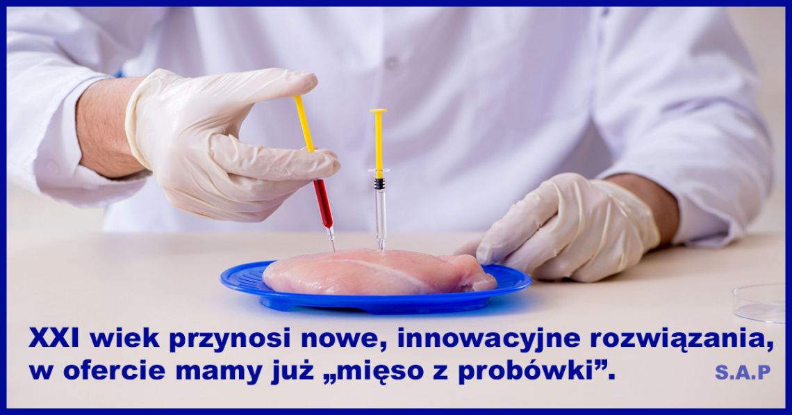 O sztucznym mięsie produkowanym w laboratoriach, które właśnie wchodzi na rynek, bretarianach i pobieraniu energii chi wprost z otoczenia.