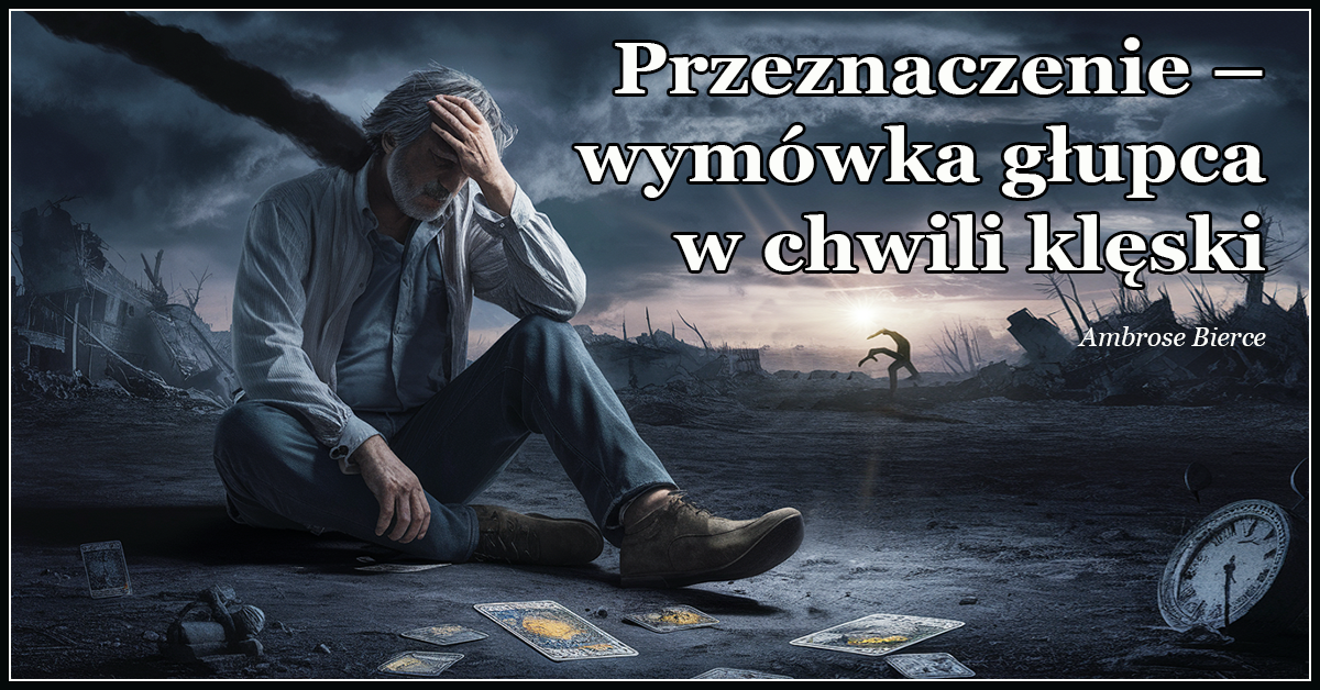 Przeznaczenie – wymówka głupca w chwili klęski.