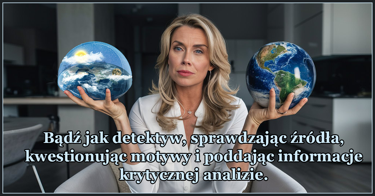 Bądź jak detektyw, sprawdzając źródła, kwestionując motywy i poddając informacje krytycznej analizie.