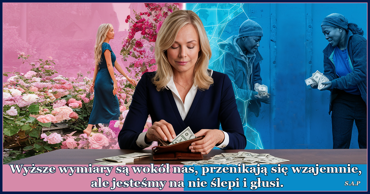 Wyższe wymiary są wokół nas, przenikają się wzajemnie, ale jesteśmy na nie ślepi i głusi.