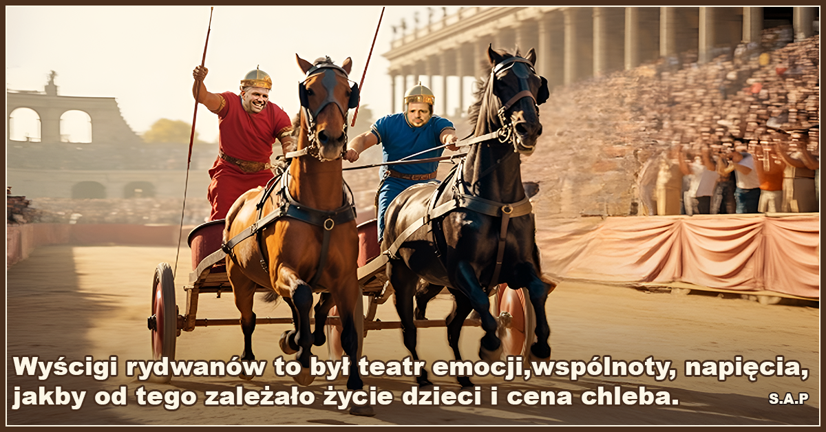 Wyścigi rydwanów to był teatr emocji, wspólnoty, napięcia. Jakby od tego zależało życie dzieci i cena chleba - SAP