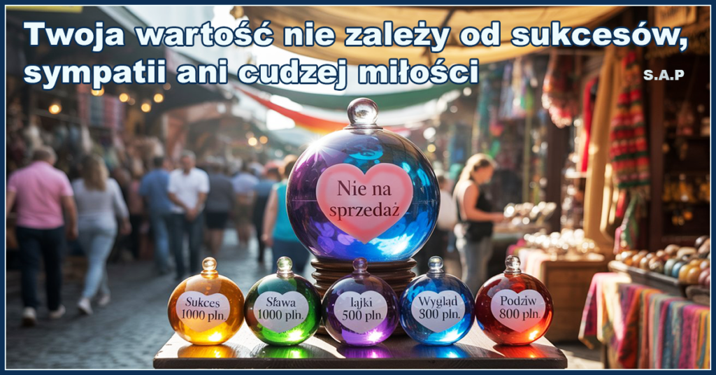 Twoja wartość nie zależy od sukcesów, sympatii ani cudzej miłości – SAP.