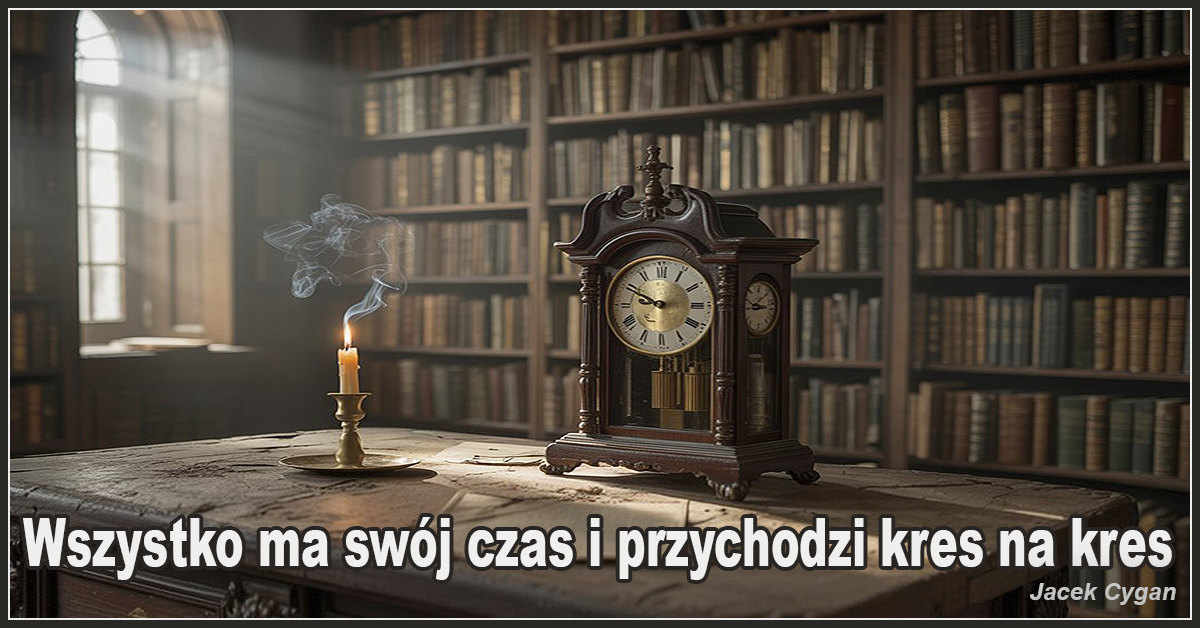 Wszystko ma swój czas i przychodzi kres na kres – Jacek Cygan