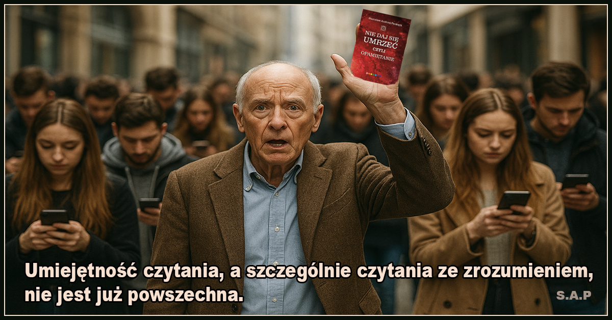 Umiejętność czytania, a szczególnie czytania ze zrozumieniem, nie jest już powszechna - SAP