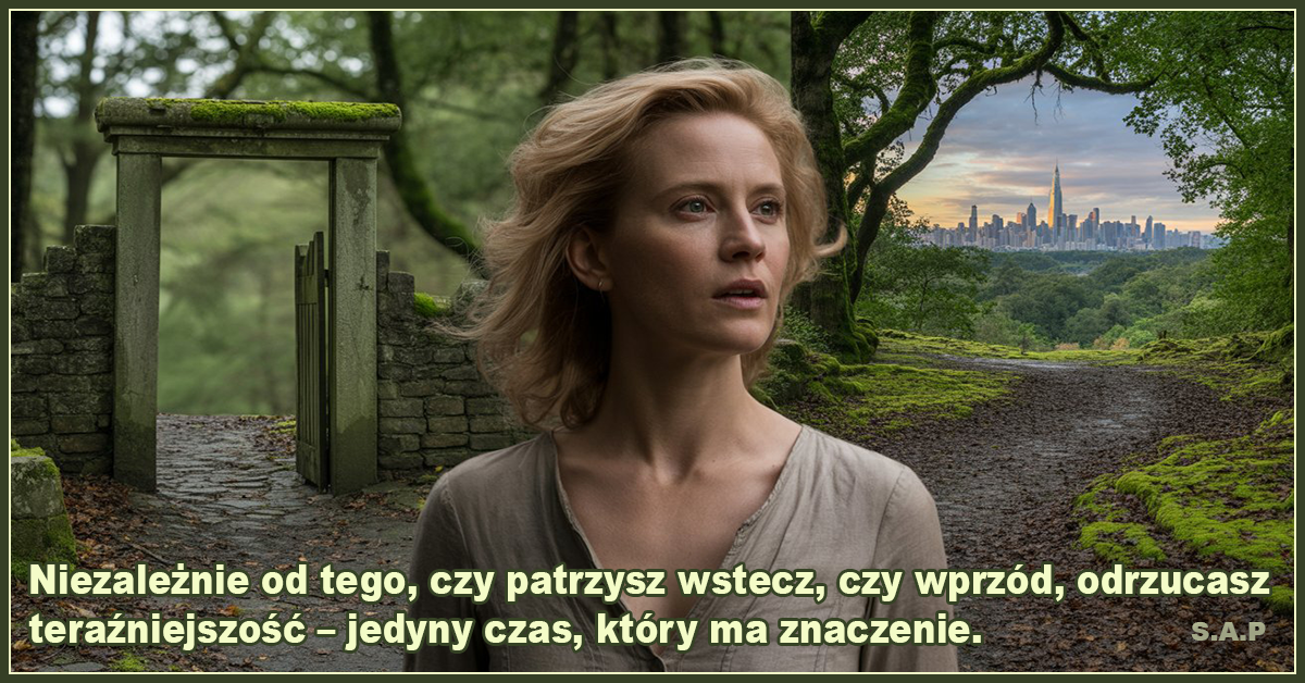 Niezależnie od tego, czy patrzysz wstecz, czy wprzód, odrzucasz teraźniejszość – jedyny czas, który ma znaczenie. - SAP